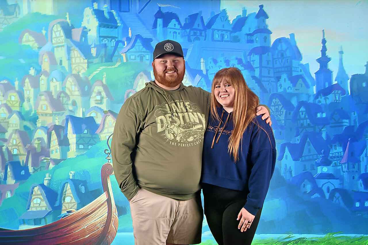 Customer photo review of Disney's A Goofy Movie "Lake Destiny" – Performance Hoodie