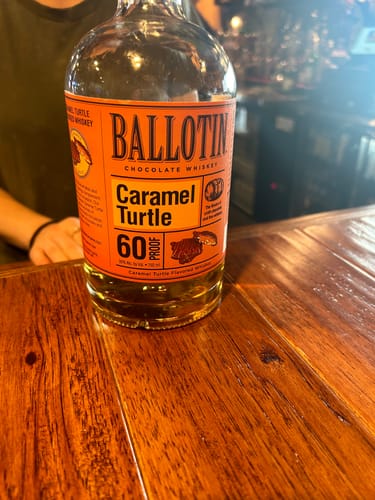 Customer photo review of Ballotin Caramel Turtle Chocolate Whiskey (750ml)