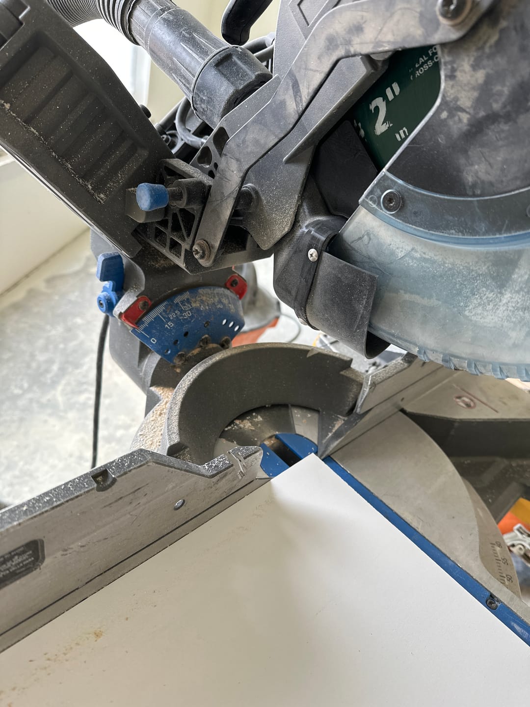 Customer photo review of Delta Cruzer Miter Saw Dust Collection