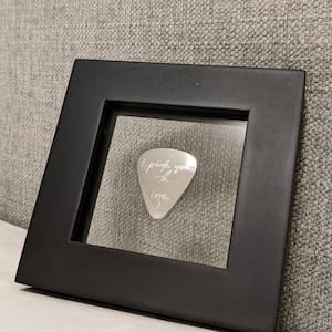 Customer photo review of Personalized Guitar Pick