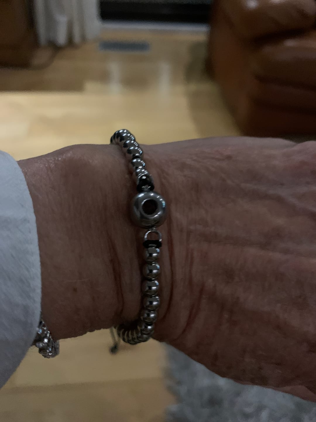 Customer photo review of Metallic Photo Bracelet