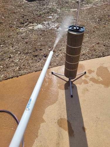Customer photo review of Cyclone Pool Filter Cleaning System
