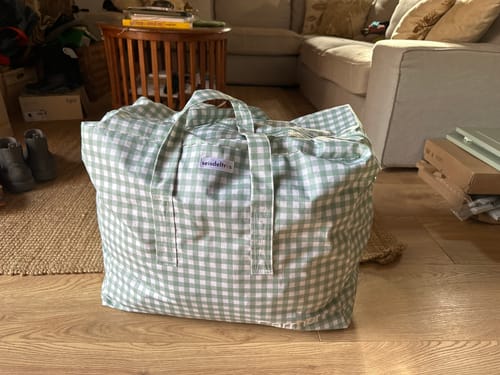 Customer photo review of Bolsa MyBigBag Vichy Verde