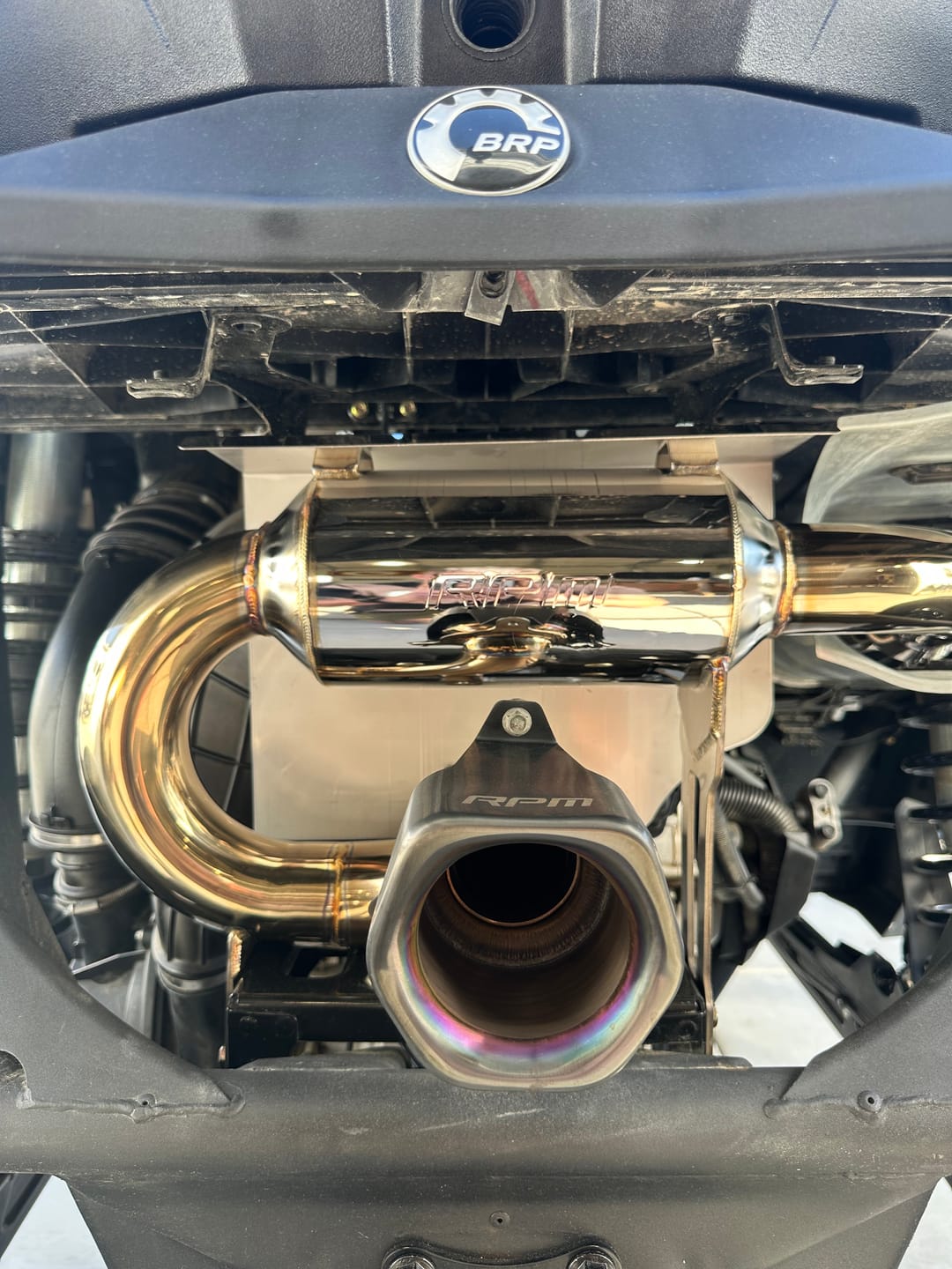 Customer photo review of RPM Big Mouth Cat Delete Bypass Mid Race Pipe Can-Am Maverick X3 Turbo R & RR