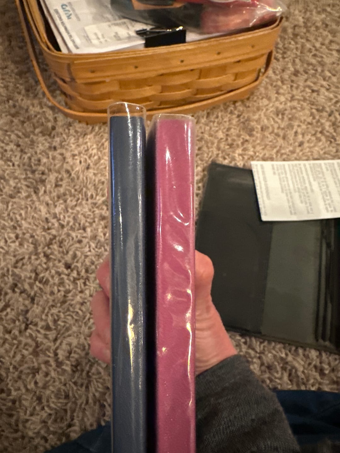Customer photo review of Vinyl Clear Cover | Weekly Planner | Core | 288
