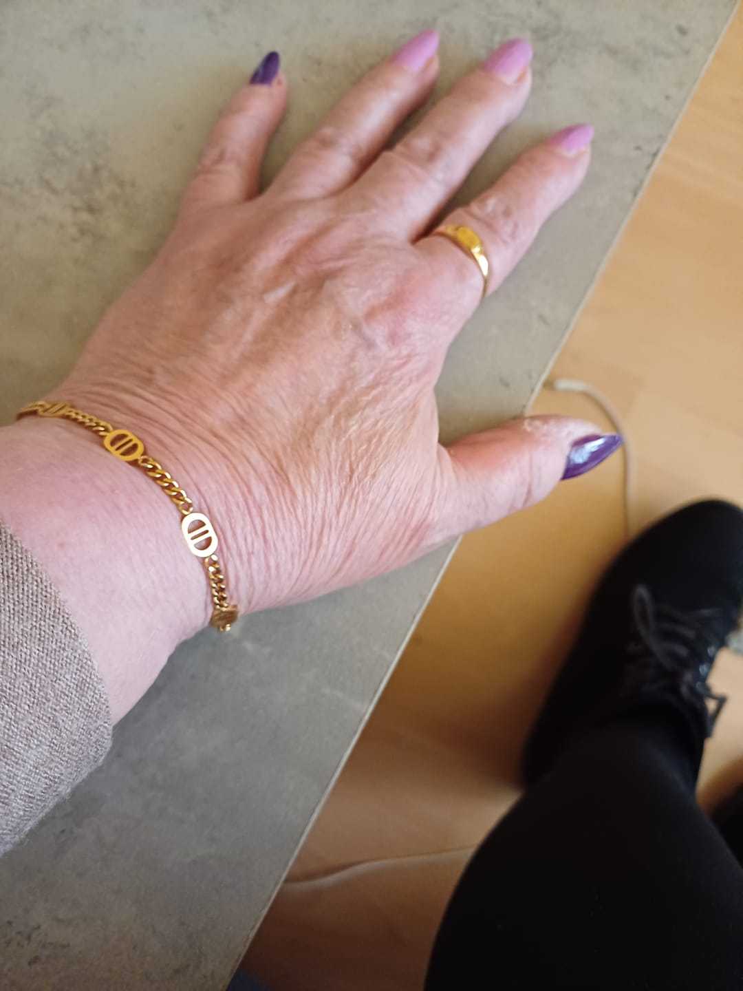 Customer photo review of Five Prestige Armband | 18K vergoldet