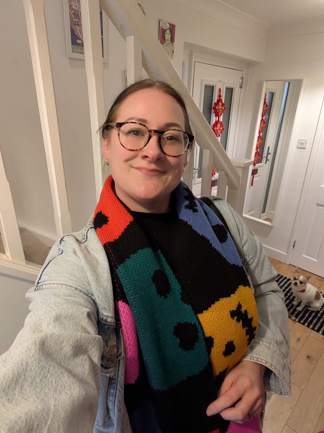 Customer photo review of Skull Scarf x Tatty Devine