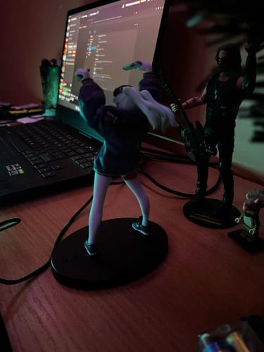 Customer photo review of 16CM Cyberpunk: Edgerunners Rebecca Figure – Standing Anime Model Toy & Collectible Gift