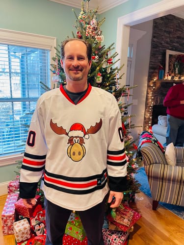 Customer photo review of Christmas Style 'Griswold' Hockey Jersey
