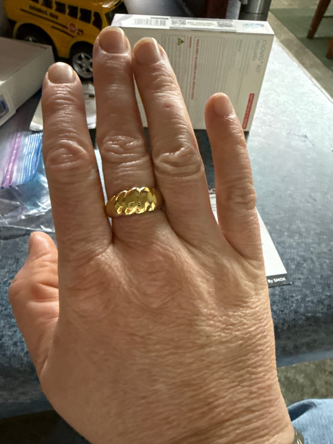 Customer photo review of Chunky Valencia Ring