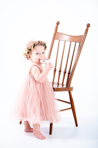 Customer photo review of Rosie Flower Crown