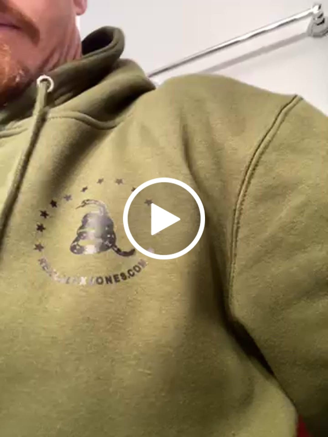 Customer video review of American 1776 Hoodie
