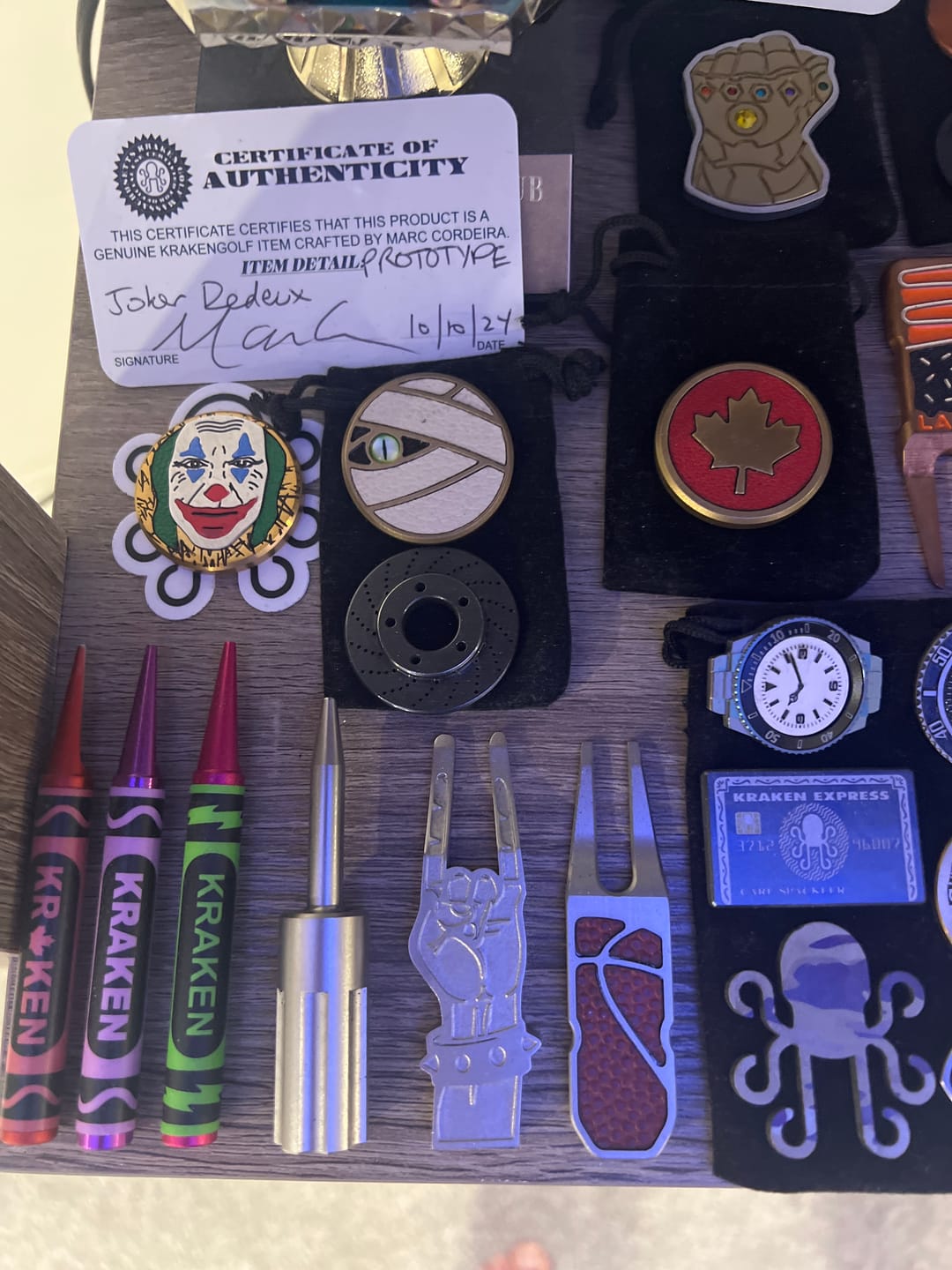 Customer photo review of Revolver Single Prong Divot Tool - Stainless Steel