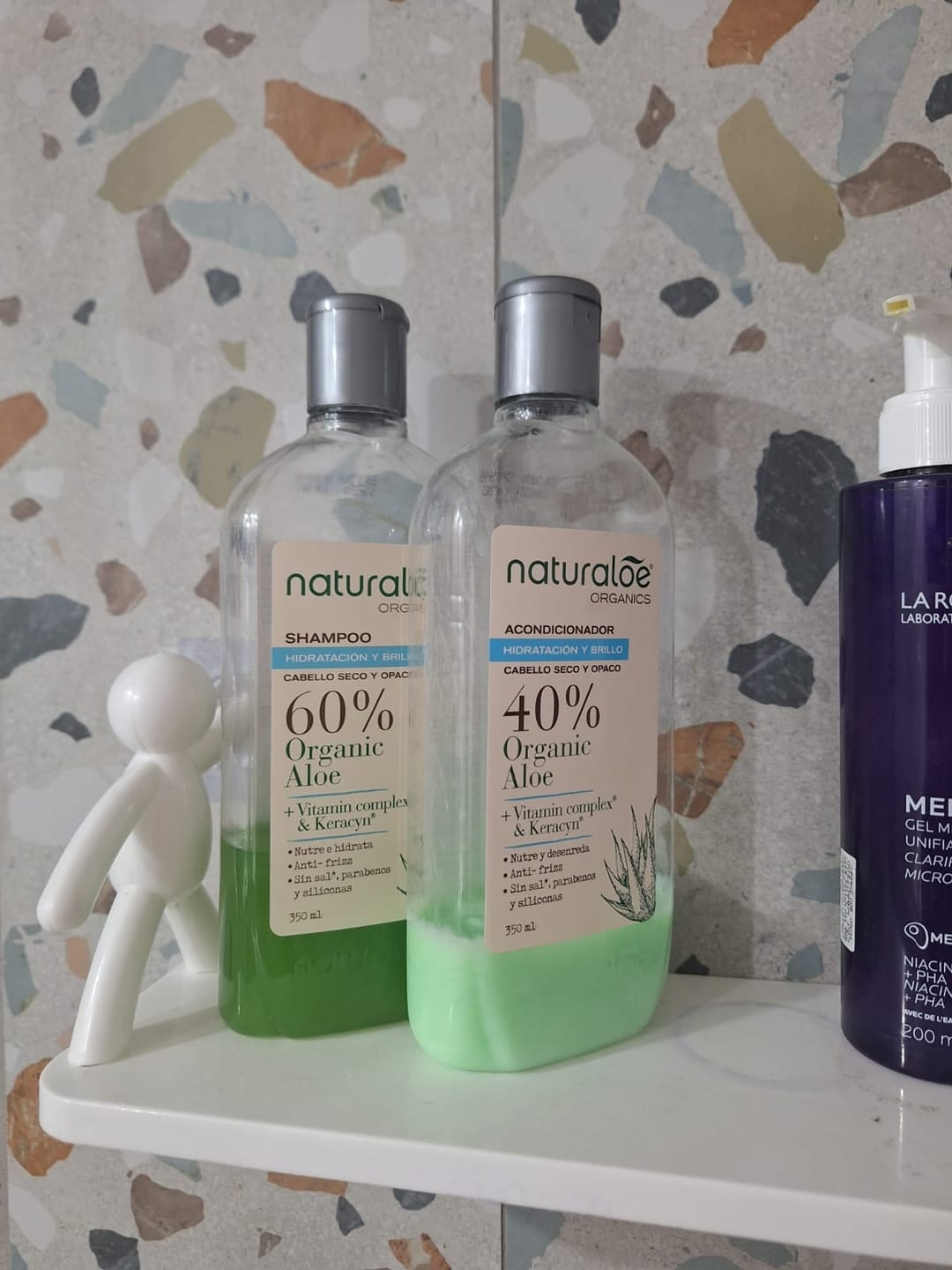 Customer photo review of Set Shampoo + Acondicionador + Mascarara Hidratación & Brillo