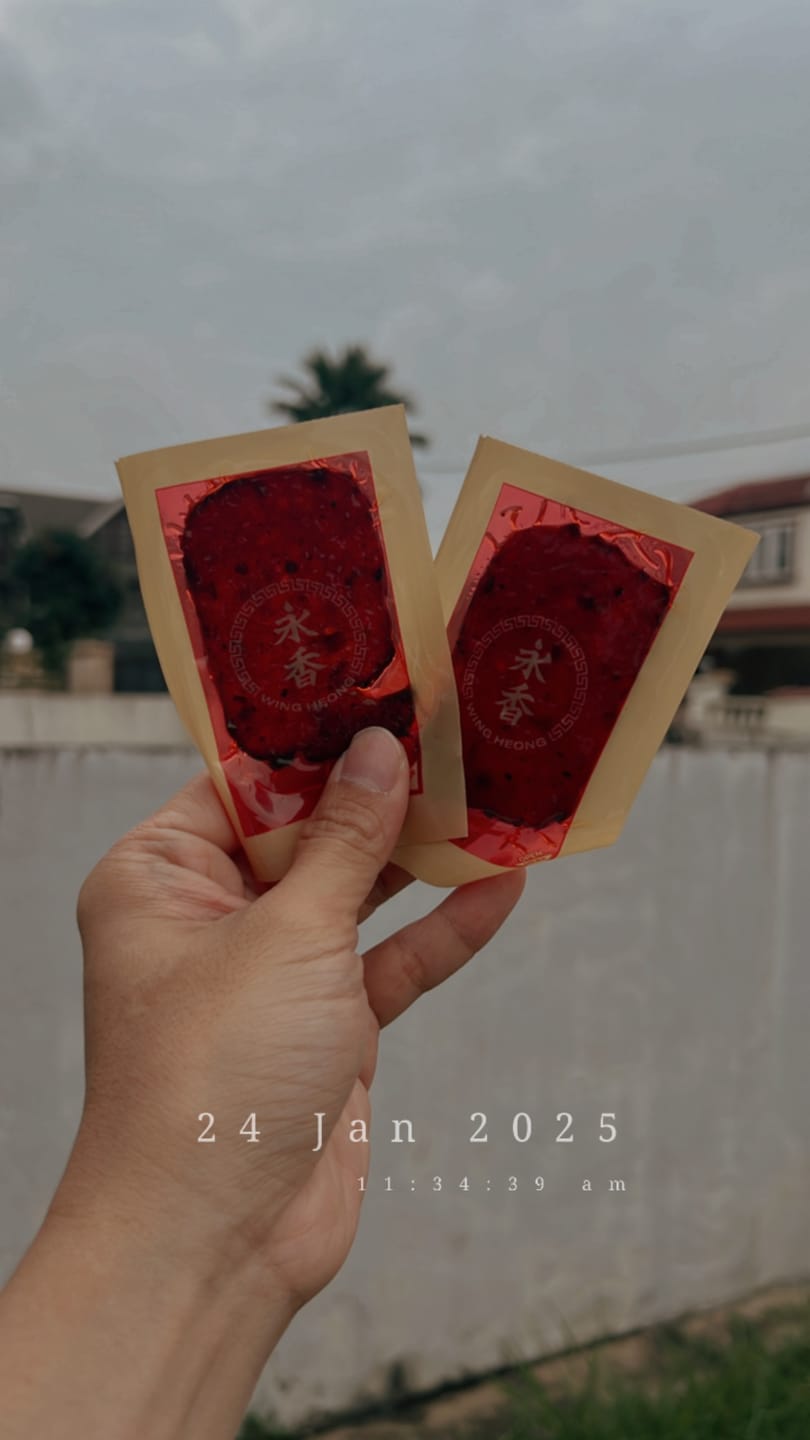 Customer photo review of BITE SIZE BAKKWA - MALA FLAVOUR (100G)