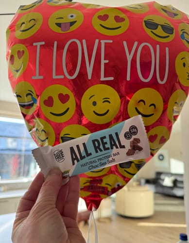 Customer photo review of Choc Sea Salt Protein Bar