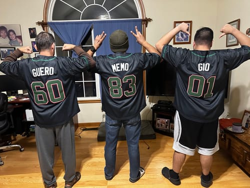 Customer photo review of Mexico Custom Baseball Jersey