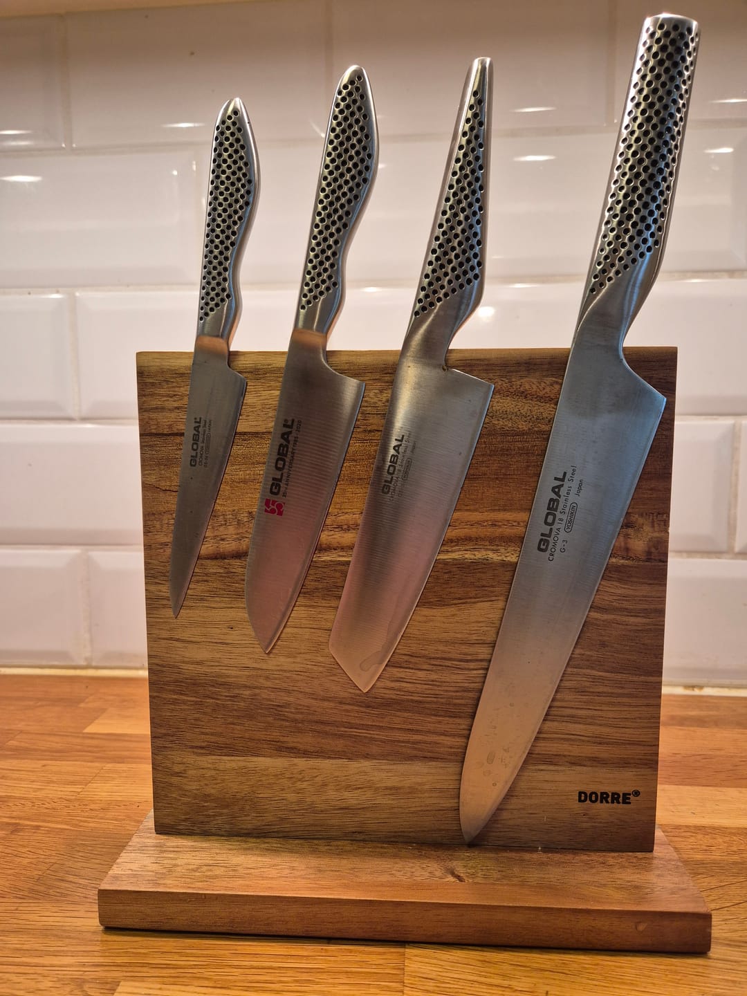 Customer photo review of Dorre Kaya Knivställ, två sidor