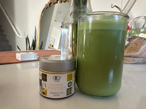 Customer photo review of Monthly Matcha Club with Free Matcha Whisk and Chashaku