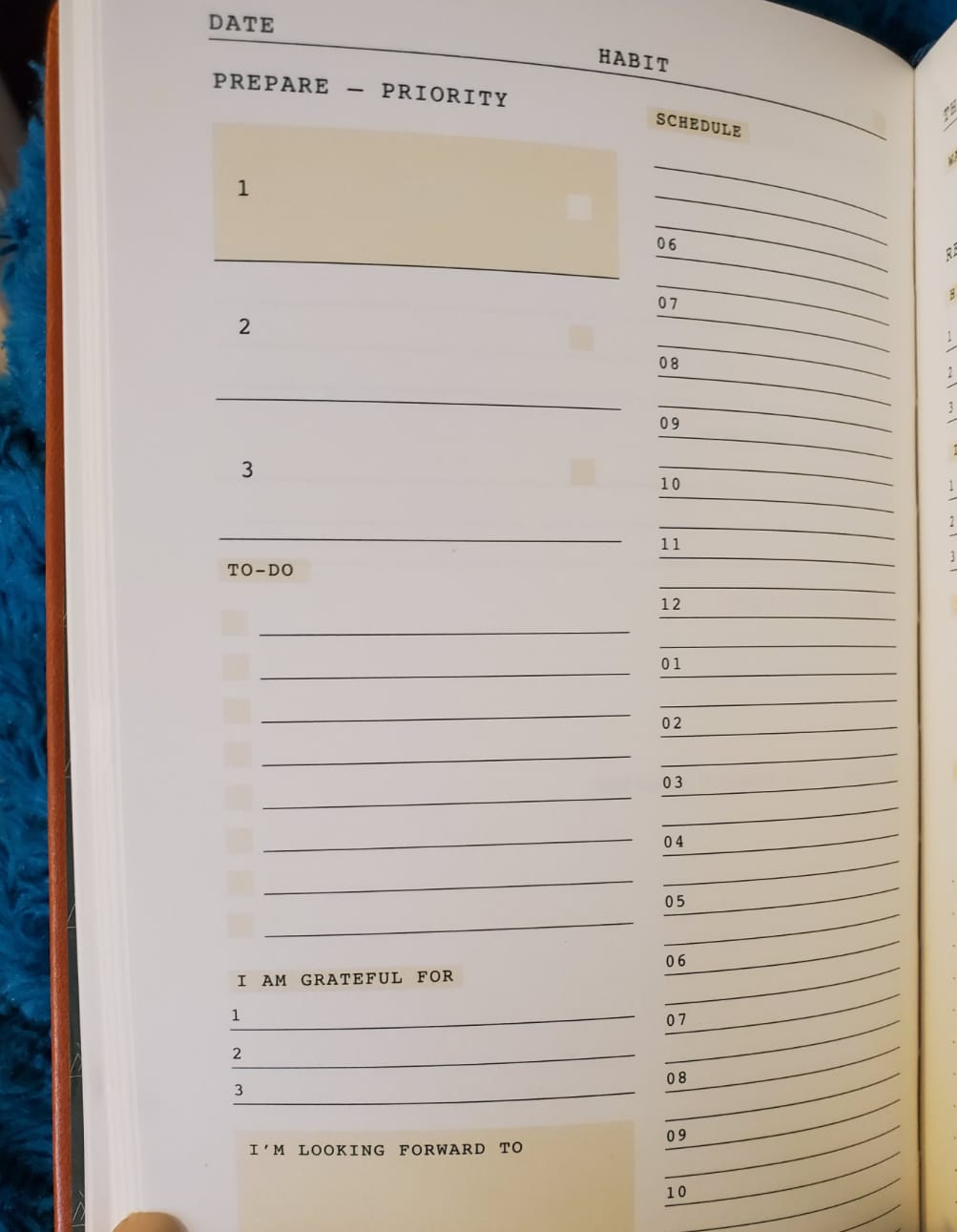 Customer photo review of Monk Manual™ 90-Day Planner