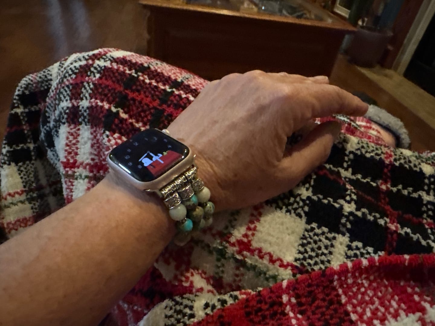 Customer photo review of Amazon Blue Ocean Stretch Watch Strap
