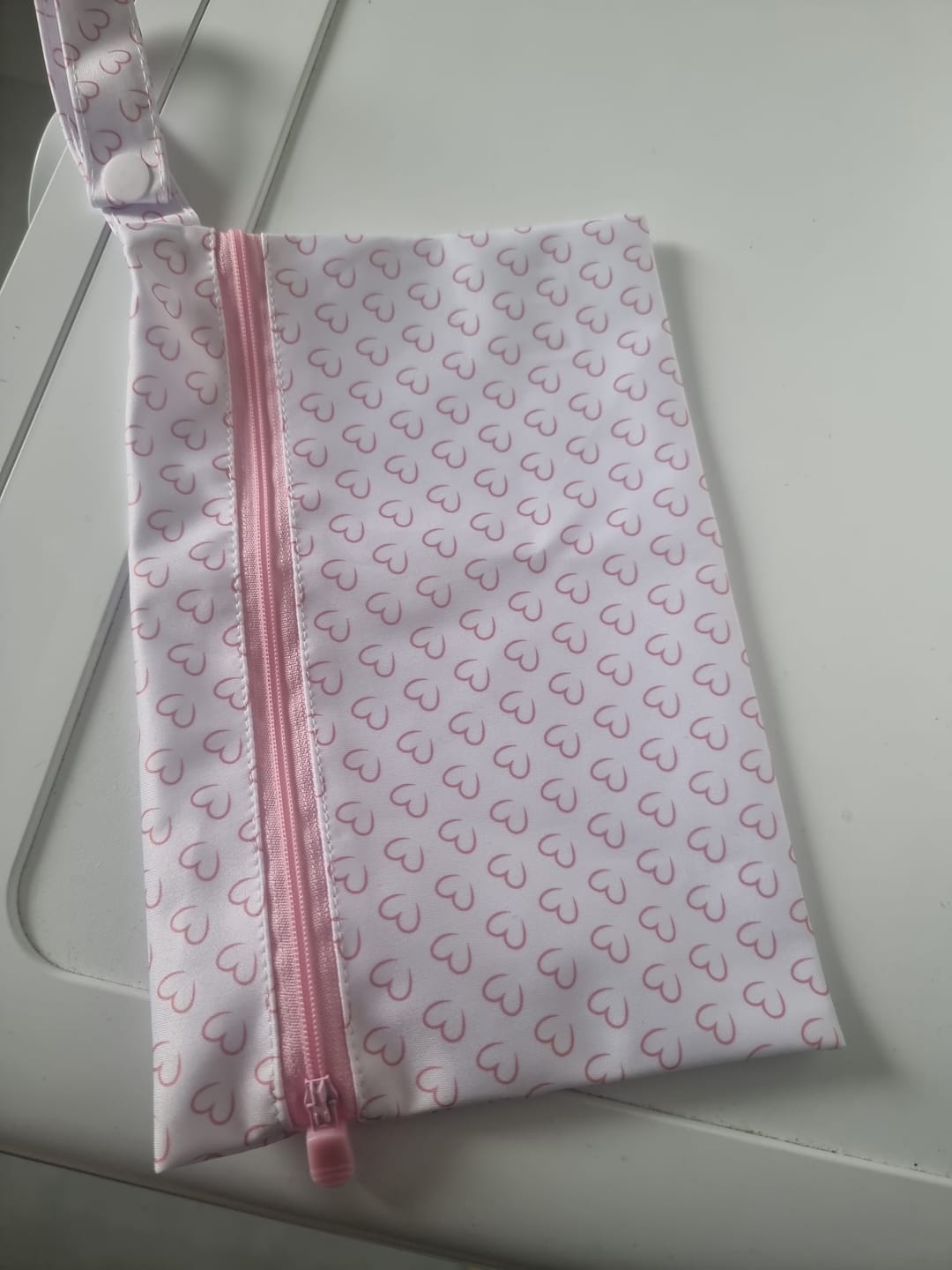Customer photo review of Pochette imperméable coeur (grande taille)