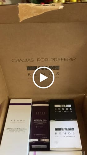 Customer video review of Pack full rostro: Hidro-K Día, Hidro-K Noche, Realiv, Retinox Pro, Limpiador Facial + DESPACHO GRATIS