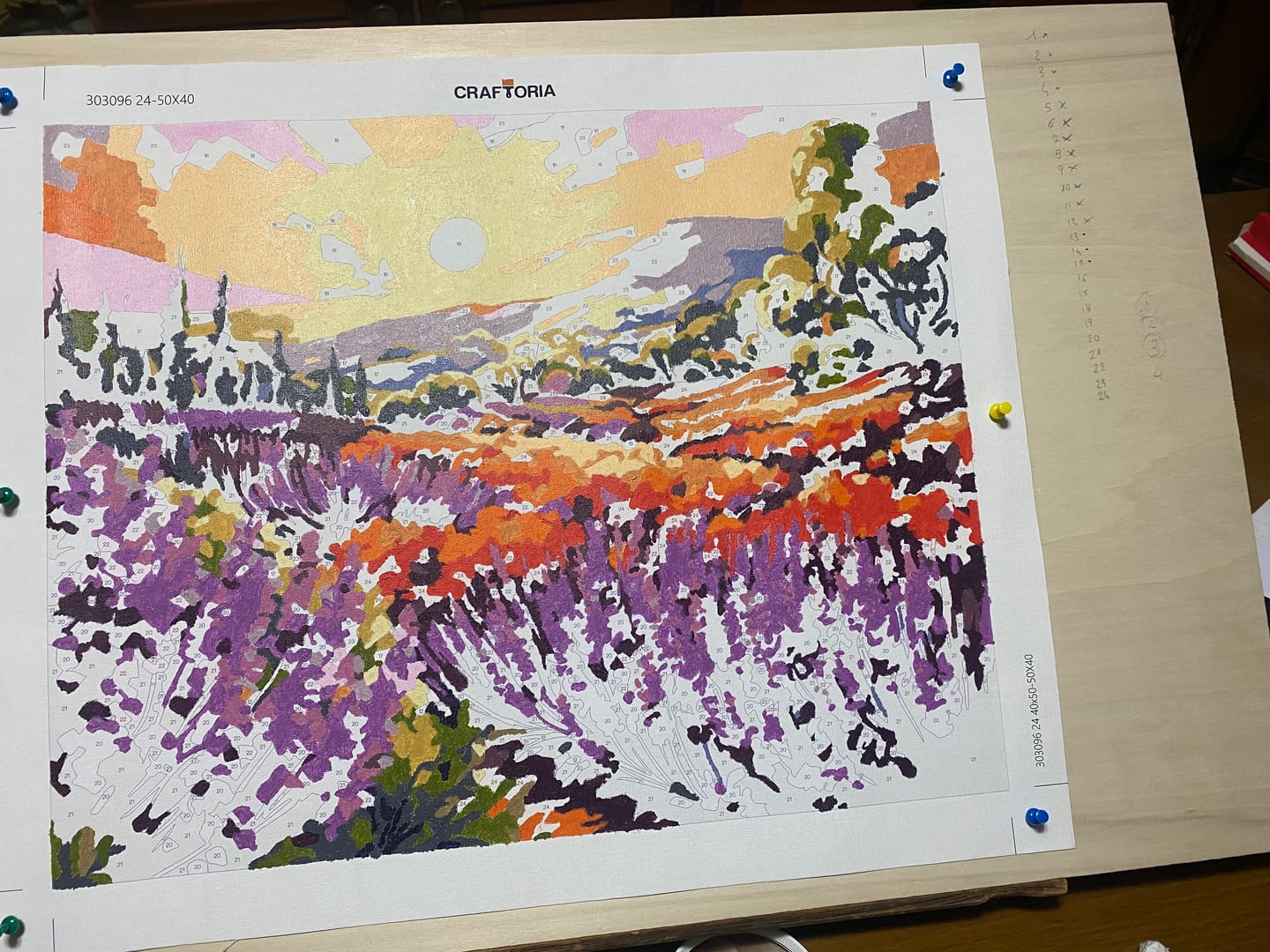 Customer photo review of Lavender Meadow Sunset