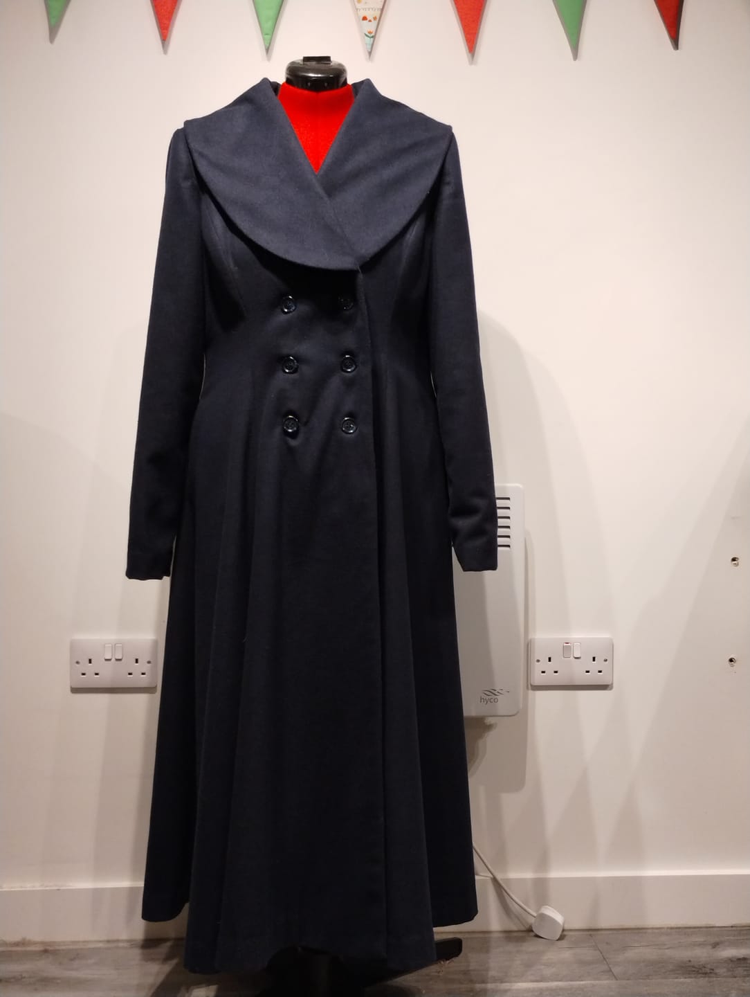Customer photo review of Plain Wool Blend Fabric
