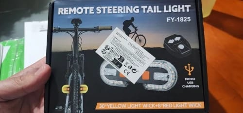 Customer photo review of Kit clignotant vélo Splity™
