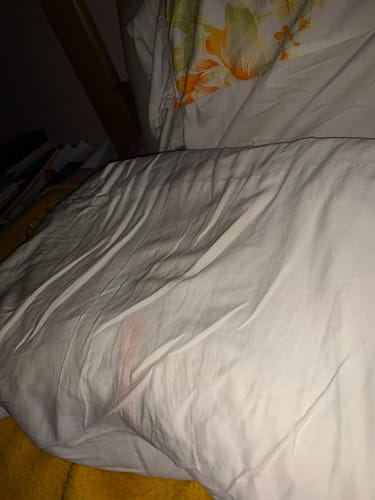 Customer photo review of Waved Neck Side Sleepers Pillow