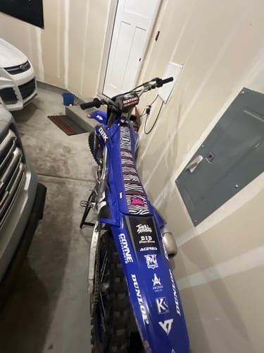 Customer photo review of Custom Seat Cover: 2025 Yamaha YZ450F