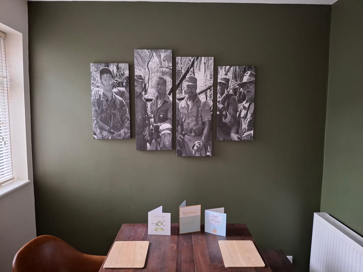 Customer photo review of Predator Crew Wall Art
