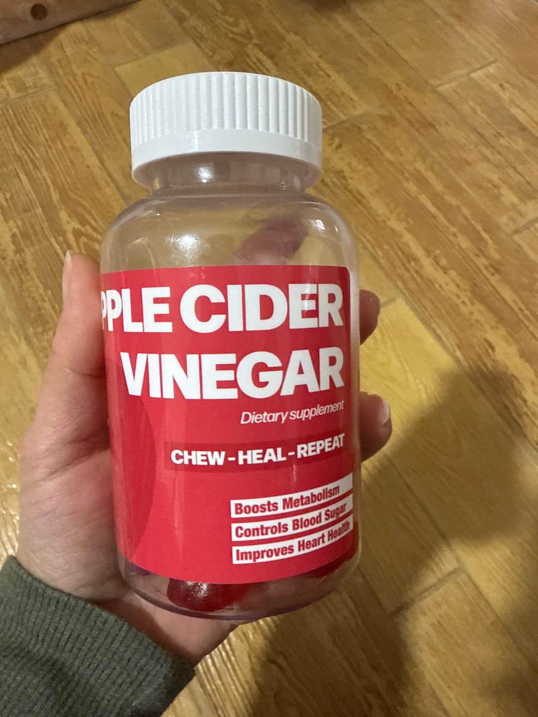 Customer photo review of Apple Cider Vinegar Gummies