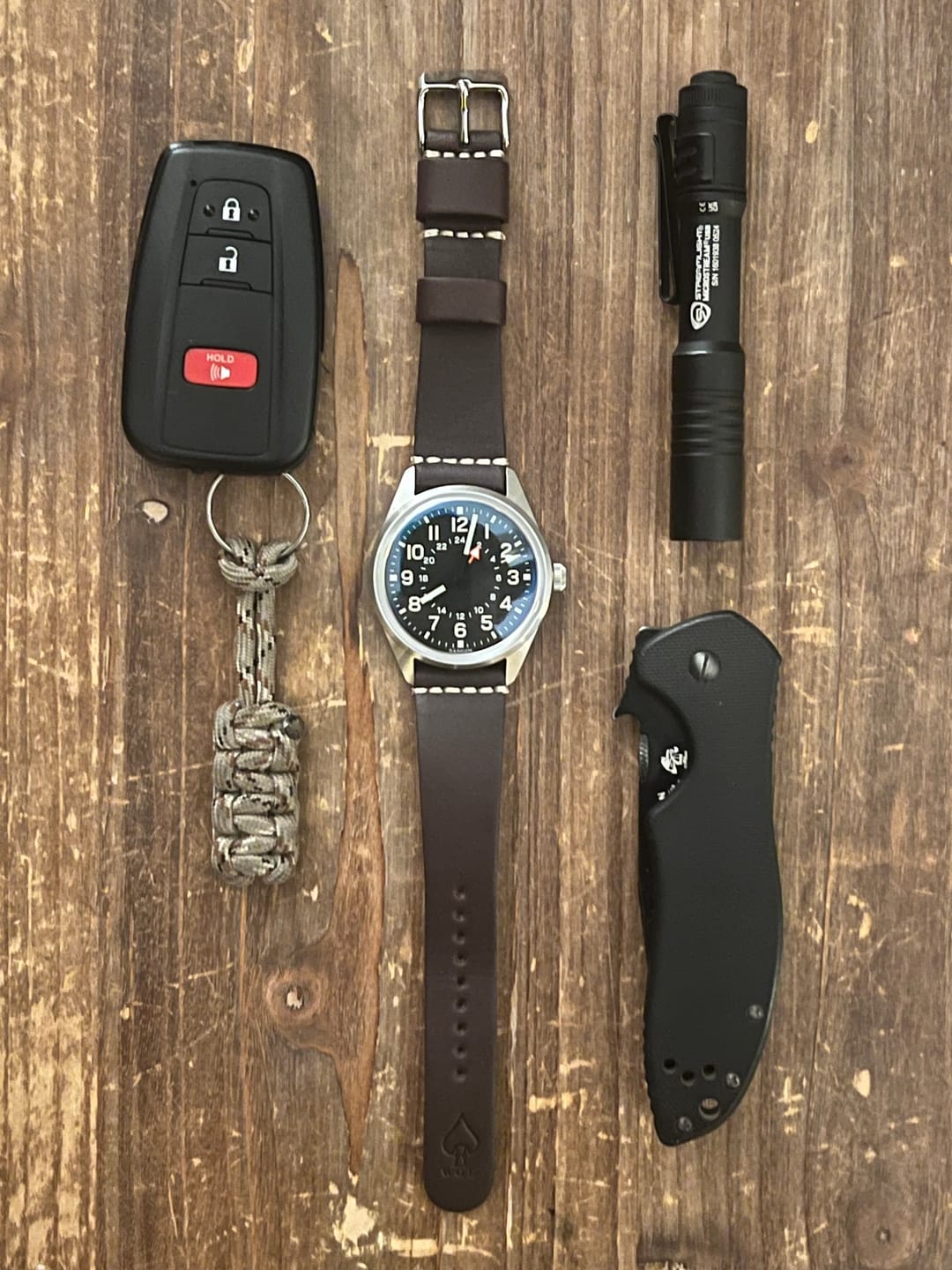 Customer photo review of Jedburgh 2.0 Leather Watch Strap