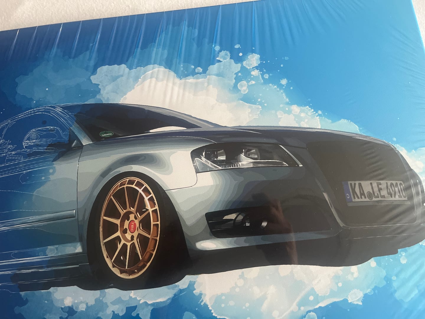 Customer photo review of Dein Fahrzeug als einzigartiges Kunstwerk | Lineart, Vektor und Aquarell in einem | Das perfekte Geschenk für Autoliebhaber