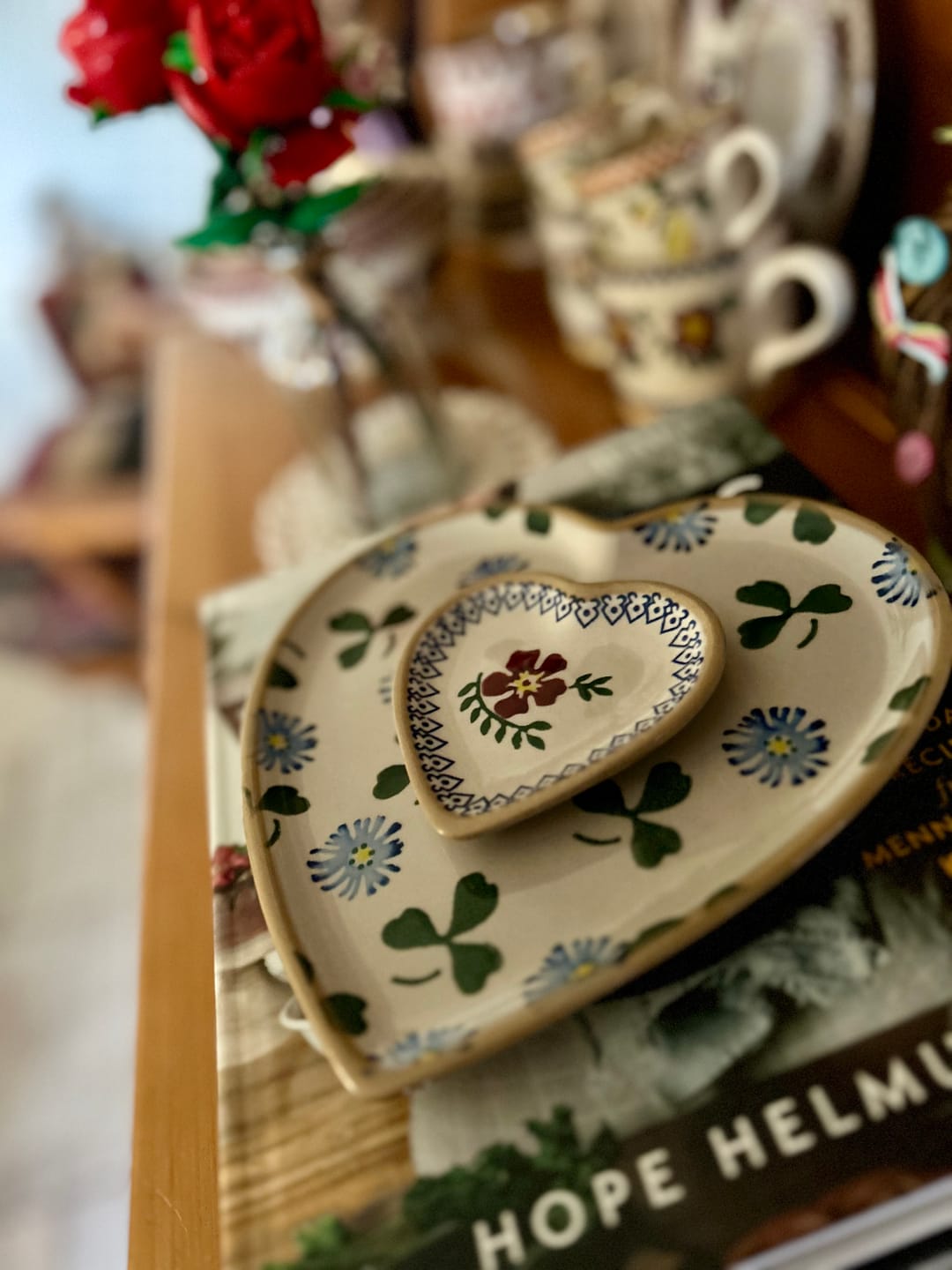 Customer photo review of Medium Heart Plate | Clover