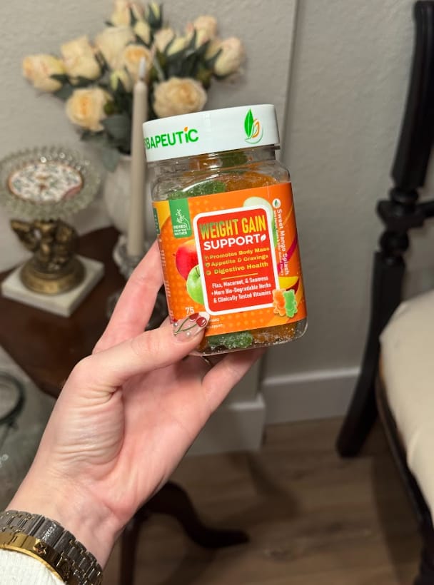 Customer photo review of Herbapeutic Weight Gain Gummies