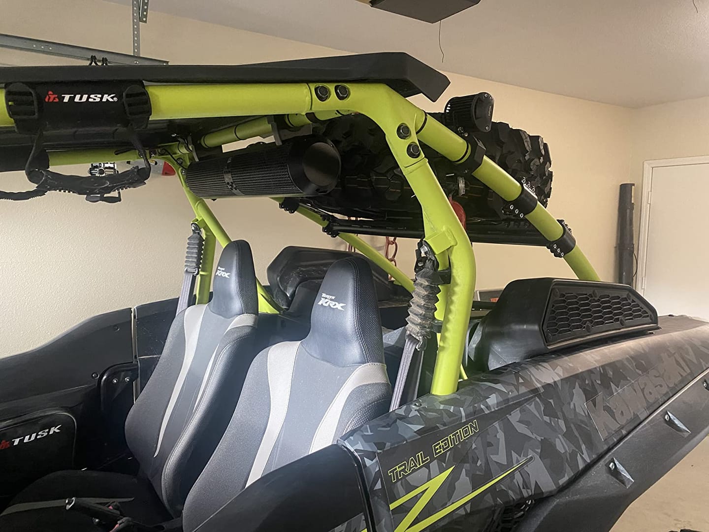 Customer photo review of 6 Speaker UTV Bluetooth Sound Bar for 1.56"-2.25" Roll Bar