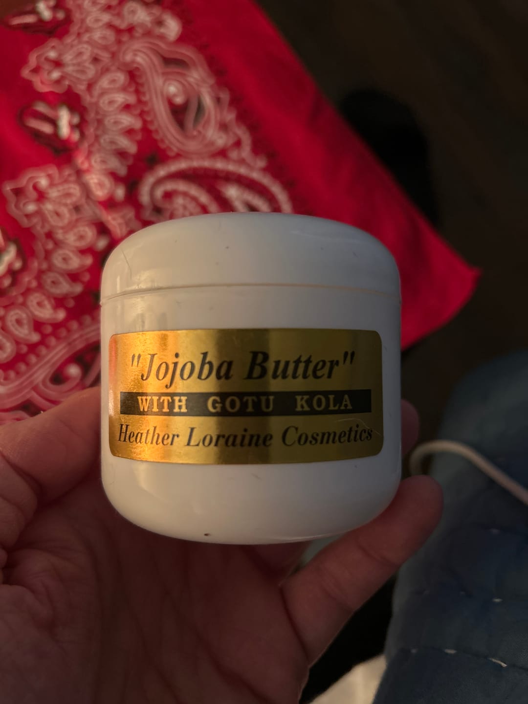 Customer photo review of Jojoba Butter with Gotu Kola