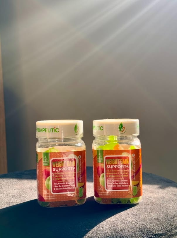 Customer photo review of Herbapeutic Weight Gain Gummies