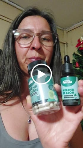 Customer video review of Melena de León Cápsulas + Gotas - Extracto Ultra Concentrado