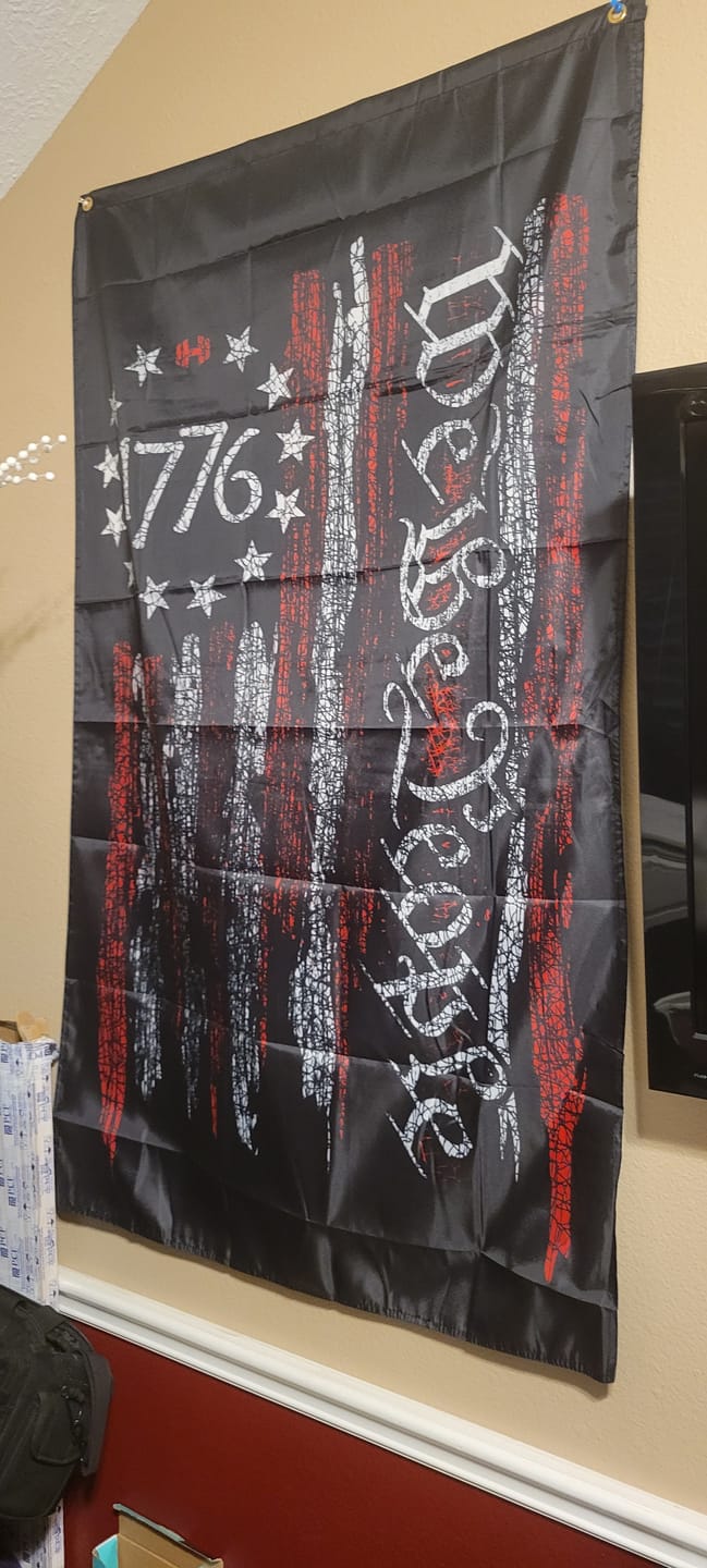 Customer photo review of We The People 1776 Flag
