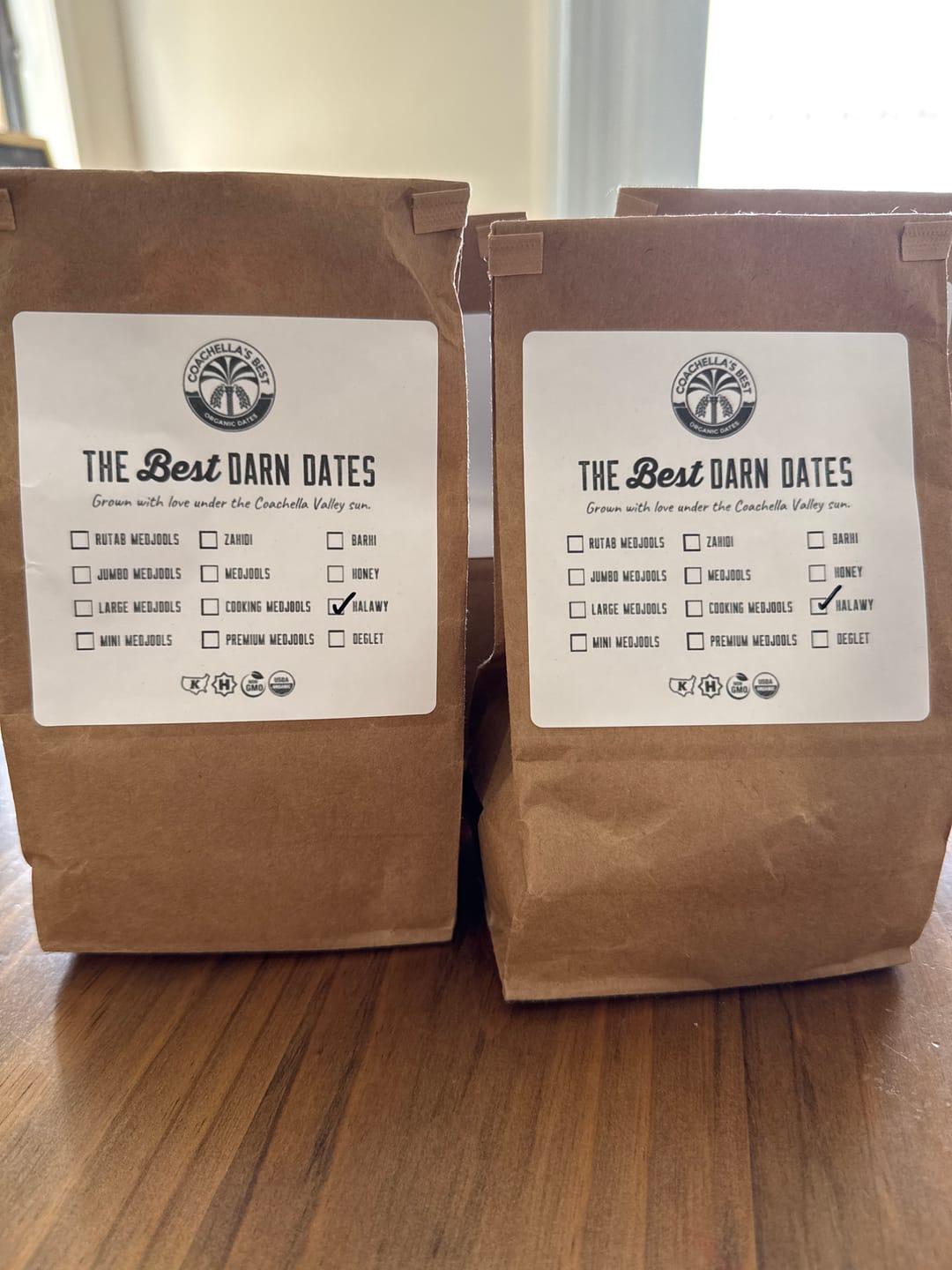 Customer photo review of Organic Halawi Date Snack Packs