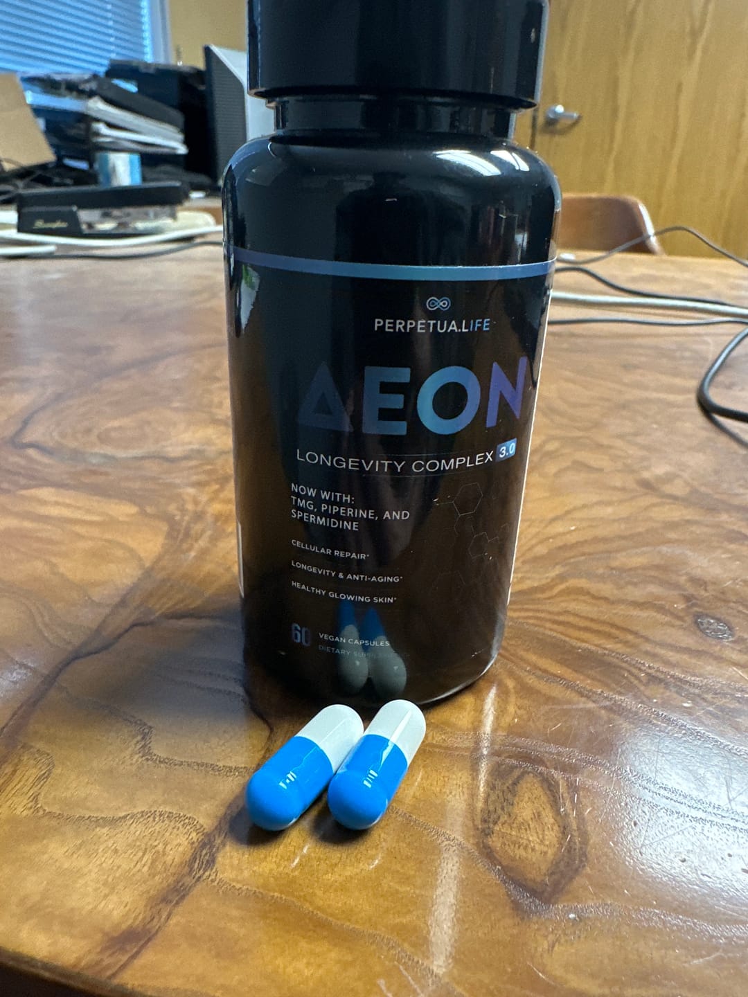 Customer photo review of AEON™ NAD+ Liposomal Longevity Complex with Nicotinamide DUO™