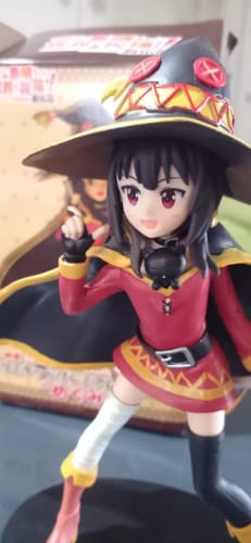 Customer photo review of Legend of Crimson Megumin Figure – PVC Anime Model Toy & Collectible Figurine
