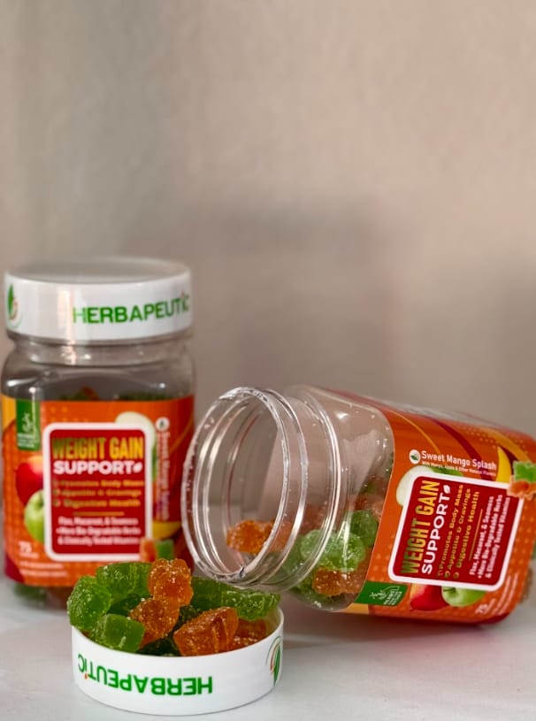 Customer photo review of Herbapeutic Weight Gain Gummies