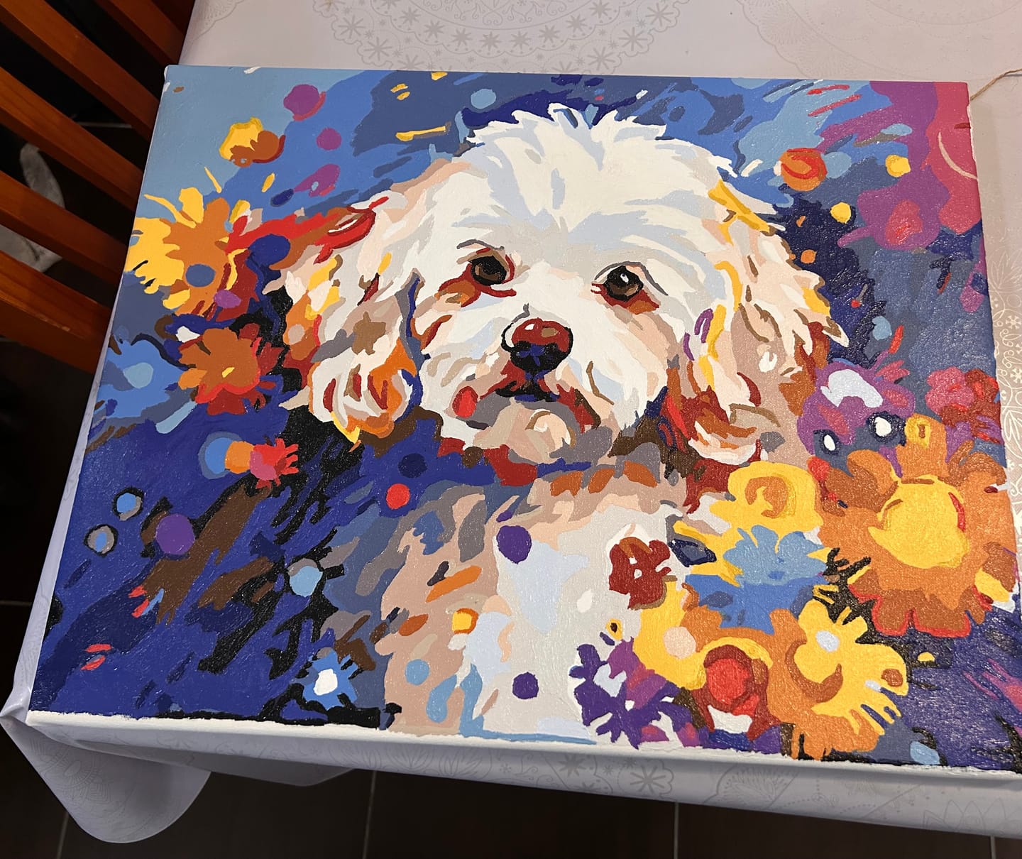 Customer photo review of Luminous White Whimsy