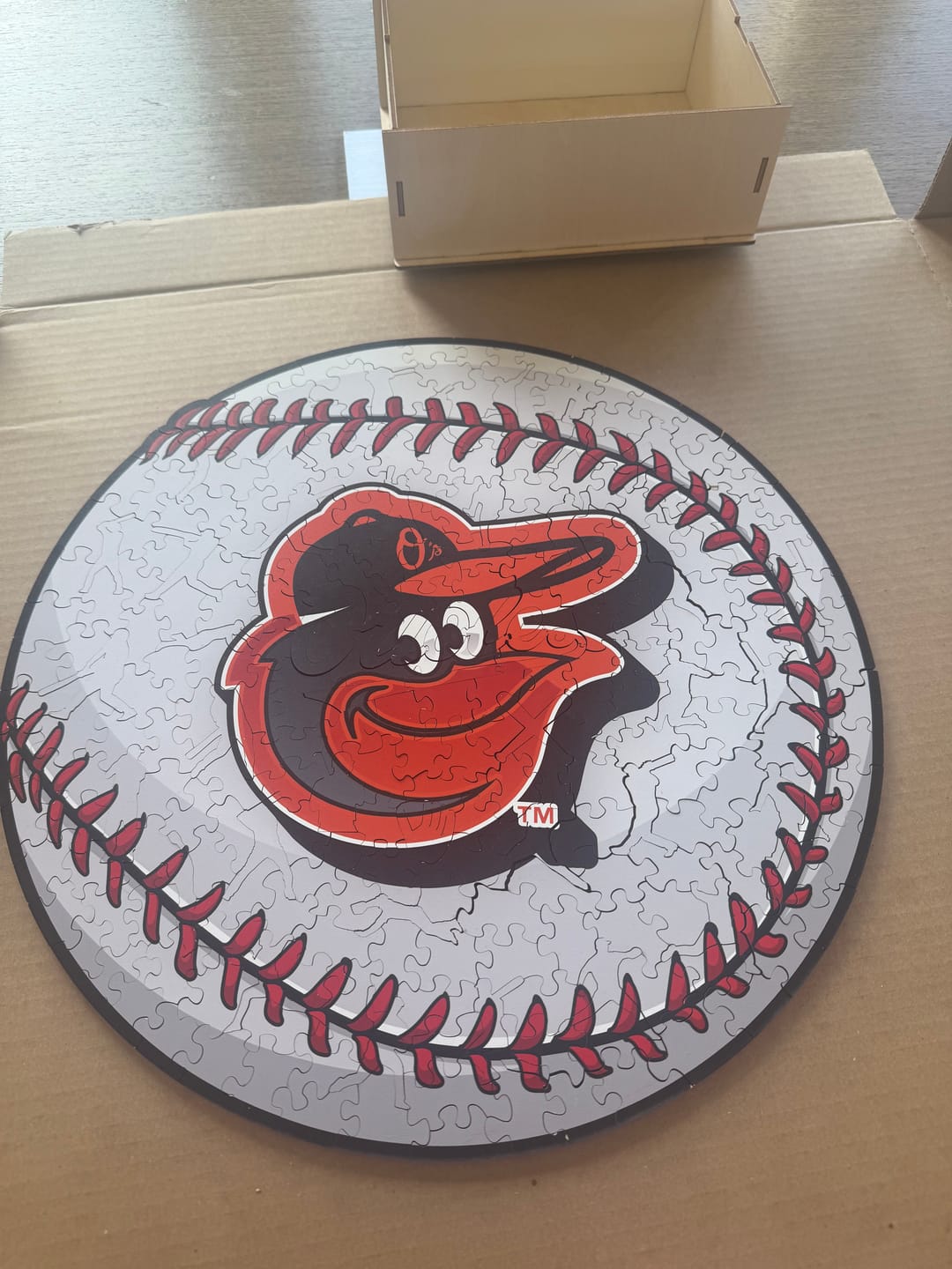 Customer photo review of Baltimore Orioles™ - Wooden Puzzle