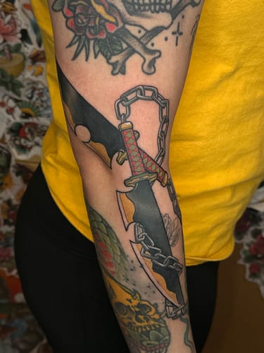 Customer photo review of Signature Tattoo Numbing Cream 3 TUBE